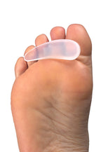 Silipos 10435 Shock Absorbent Silicone Buttress Pad with Reinforced Toe Loop, Large, Left, Pack of 3