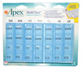 Pill Box Apex Medi Chest Pill Organizer 70015, for Vitamins and Medication, 1 Ea.