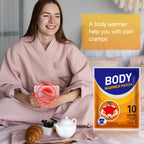 Body Warmers Large Size Heat Patches, Adhesive Heating Patches Disposable, Portable Instant Hot Packs Lasting up to 10 Hours, Tr
