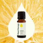 Plant Therapy Lemon Essential Oil for Diffusing, 10 mL (1/3 oz) 100% Pure, Undiluted, Natural Aromatherapy, Lemon Oil for Skin &