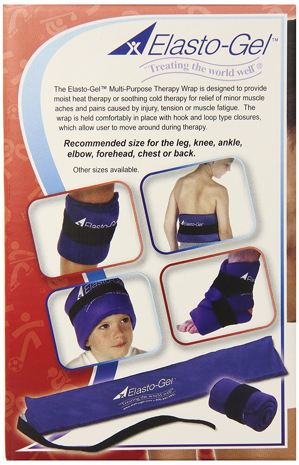Elasto Gel, Hot/Cold Wrap,6 X 16