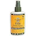 Kids Herbal Armor DEET-Free Pump Spray 4oz. Insect Repellent, Plant-Based and All-Natural Bug Repellent, Safe for Family and Pet