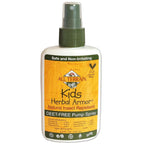 Kids Herbal Armor DEET-Free Pump Spray 4oz. Insect Repellent, Plant-Based and All-Natural Bug Repellent, Safe for Family and Pet