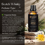 Mens Cologne Fragrance Oil 3.38FL.OZ - Scotch Whisky Scented Oil for Candle Scents for Candle Making, Soap Making Scents, Diffus