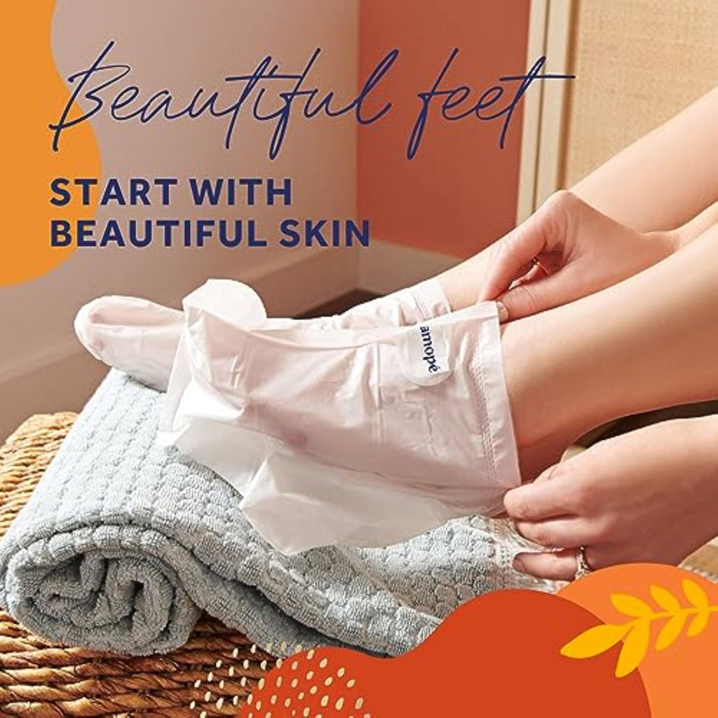 Amop   Pedicure Value Kit, Spa Pampering Pack, Self-Care & Relaxation Gift, contains Pedi Perfect Electric Callus Remover Foot F