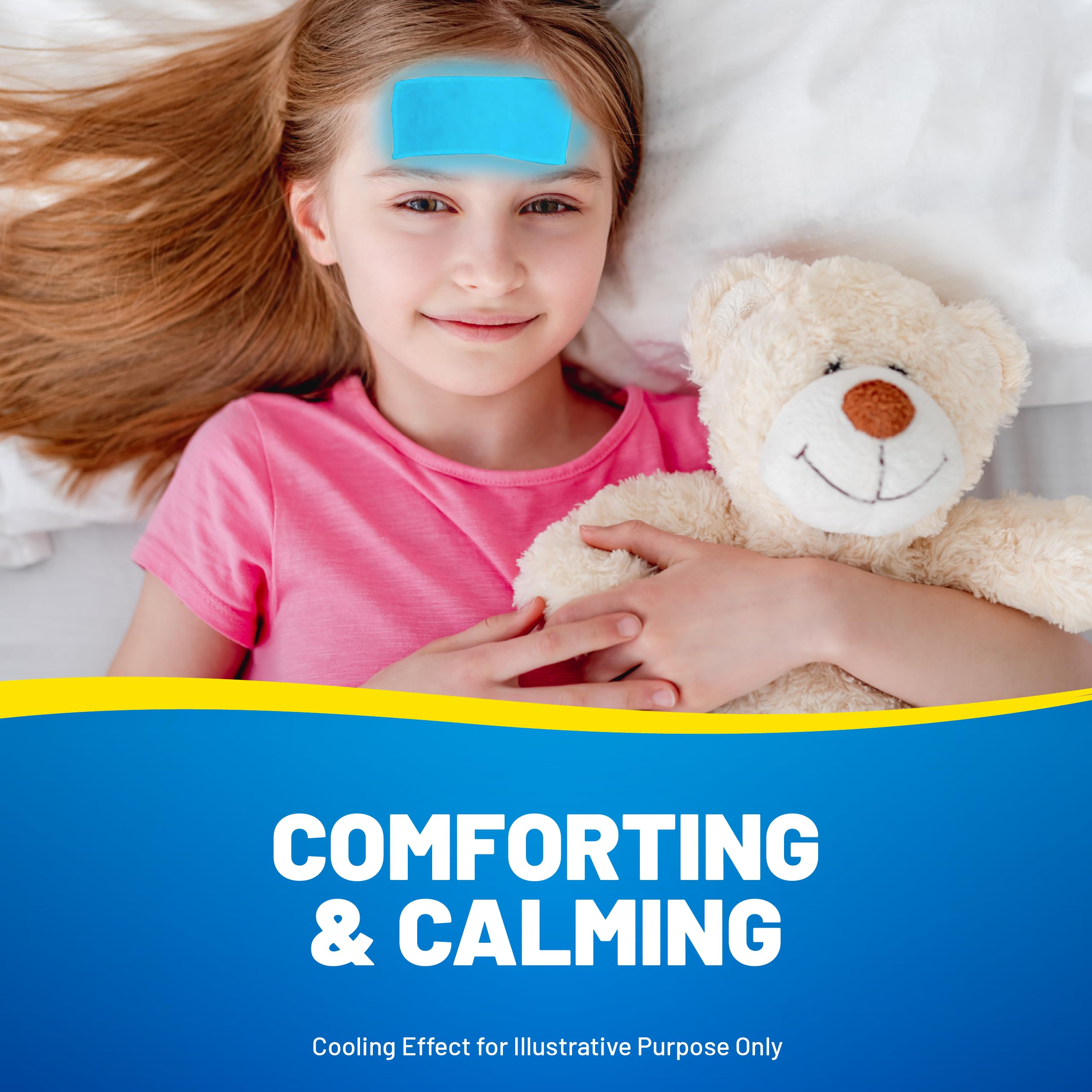 Kool N Soothe Cooling Strip Sachets Kids Multipack 8