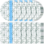 50 Pieces Waterproof Adhesive Bandages Transparent Stretch Bandages Protective Clear Films Dressing Tattoo Cover Dressing Tapes 