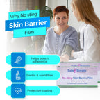 Safe n Simple Skin Barrier Wipes - 25 Large 5    x 7    Individually Wrapped No-Sting Barrier Film Wipes - Skin Prep Protective