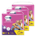 Karein Comfort Adult Diaper Pant L Size, Large, Waist (90120 Cm 3547), 30 Unit, Long Protection Hour, Unisex, Quick & Even A