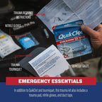 Adventure Medical Kits Trauma Pak Pro with Quikclot & Trauma Tourniquet - First Aid Emergency Kit with Tourniquet, QuikClot Flex
