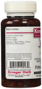 Kroeger Herb Female Balance Capsules, 100 Count