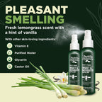 Deet-Free Insect & Mosquito Repellent Pack of 2 (8 oz) - Nice Smelling Insect Repellent with Lemongrass Oil Safe for Pets and Ki