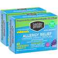 Berkley Jensen Allergy Relief Childrens Chewables Loratadine, Non Drowsy 24 Hour Kids Allergy Medicine, 80 Grape Antihistamine 