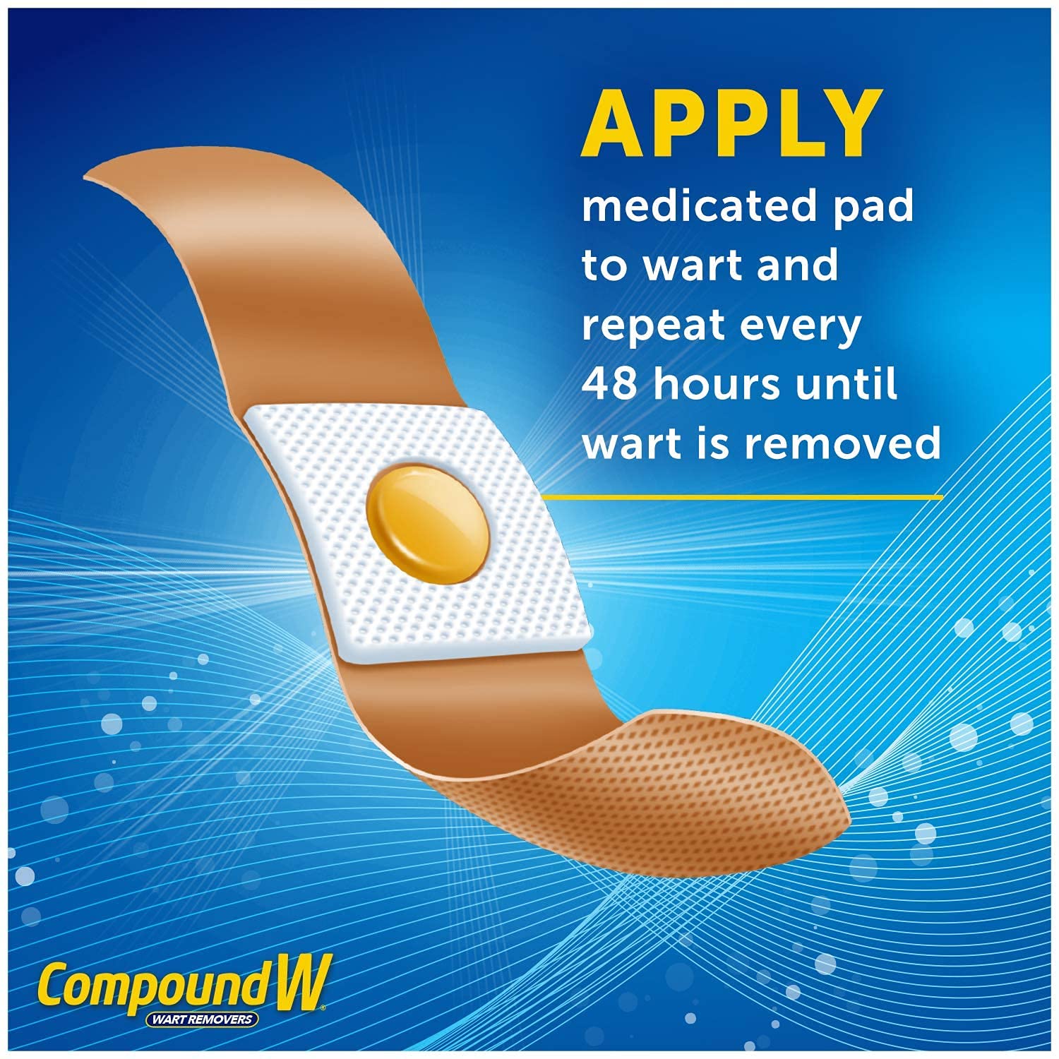Compound W Maximum Strength One Step Wart Remover Pads | 14 Count | Pack of 3