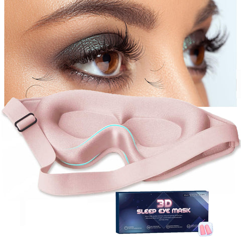 Eye Mask for Lash Extensions, Sleep Mask for Lash Extensions for Women,Lash Extension Sleep Mask for Travel Yoga Nap, 100% Black
