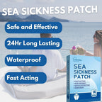 Tiavika Sea Sickness Patches for Cruise - Cruise Must Haves - Cruise Ship Essentials for Carnival, Princess, Norwegian, Holland