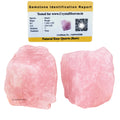 Crystal Heaven Certified Rose Quartz Crystal Healing Rough Stone, Natural Raw Crystals For Manifestation, Meditation And Reiki H