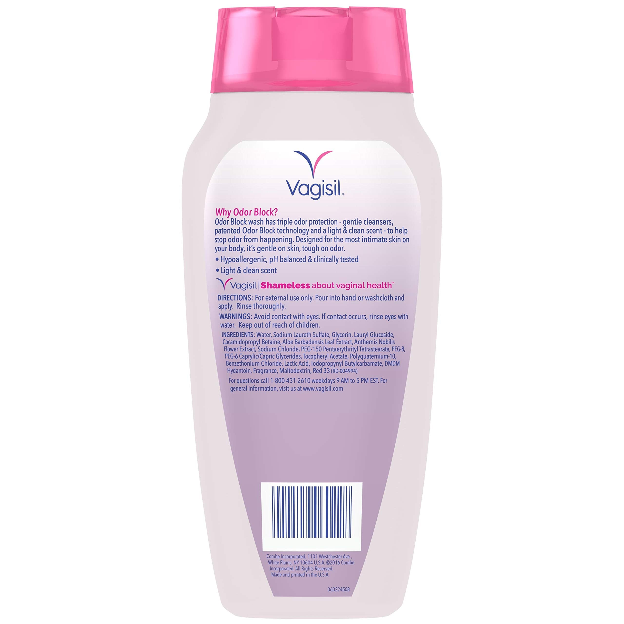Vagisil Odor Block Wash Ounce 236ml, 8 Fl Oz