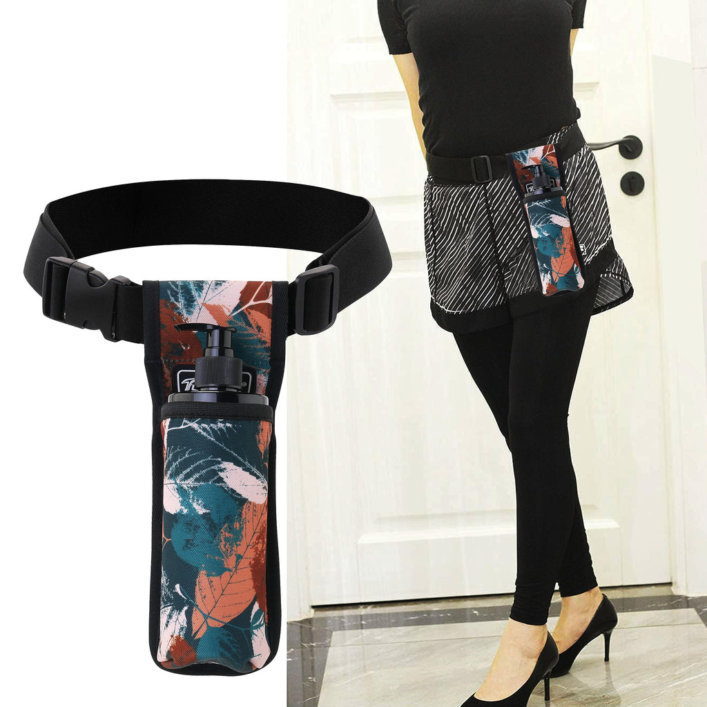 Massage Oil and Lotion Bottle Bag Holster for Therapists (TH1kd-YellowShuYe)