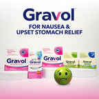 Gravol Motion Sickness Relief and Nausea Prevention, 50 mg Coated Tablets, 10 Ct.