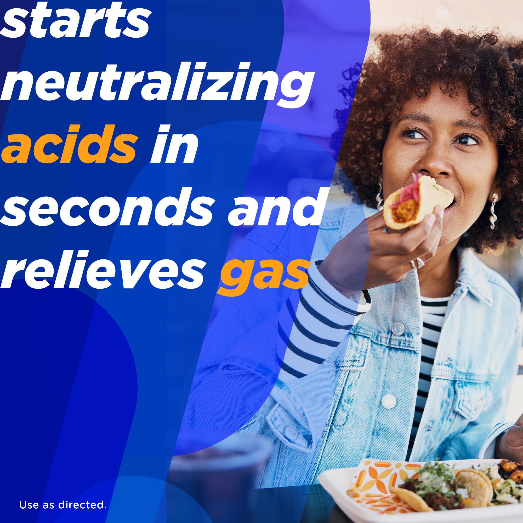 Alka-Seltzer Heartburn + Gas ReliefChews, Antacid + Antigas Chews for Fast Heartburn Relief, Gas, and Acid Indigestion Relief On