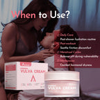 Arthcal Vulva Moisturizing Cream for Women | Estrogen-Free Menopause Support, pH Balanced Formula | Vaginal Moisturizer Natural