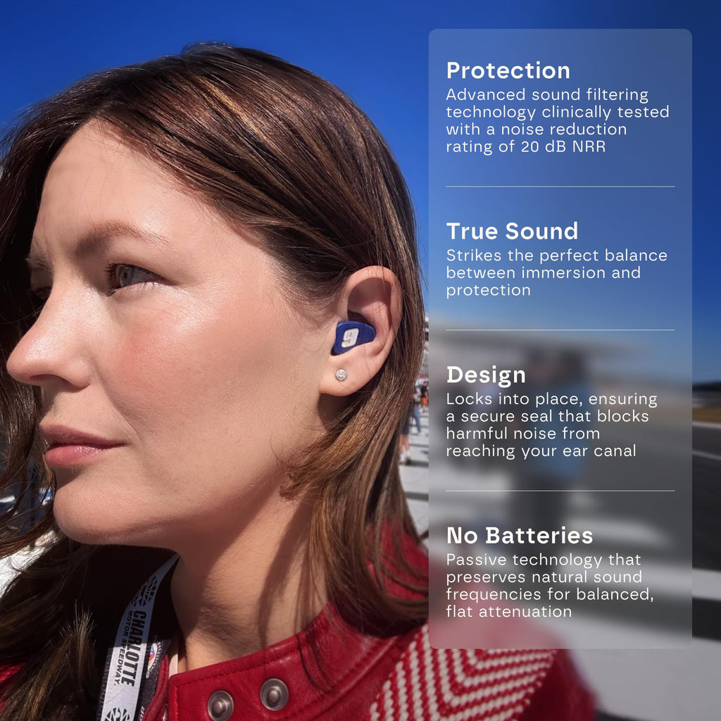 EAROS Hendrick Motorsports Car 9 High-Fidelity Ear Plugs - Durable Reusable Hearing Protection - Preserve Clear Sound While Prot