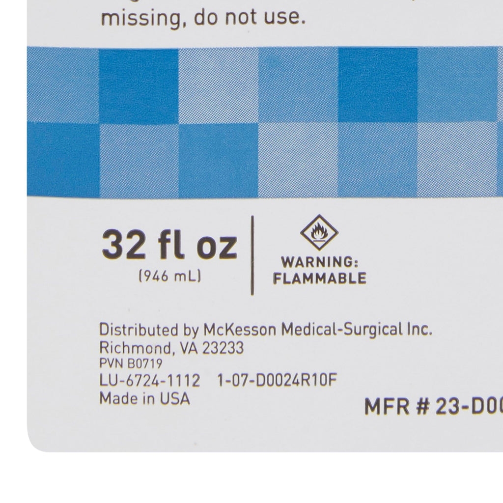 McKesson Isopropyl Rubbing Alcohol 70% [2 Count] USP First Aid Antiseptic, 32 oz