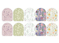 Glucomart Fabic Stickers for Omnipod (10 Count) - Maximum Strength Pod Stickers, Waterproof (Vintage Floral Variety Pack) (Omnip