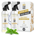 Gold Standard Natural Sneaker Deodorizer Spray, 2 Pack, 6 oz Shoe Odor Eliminator, Extra Strength & Long-Lasting Peppermint Fres