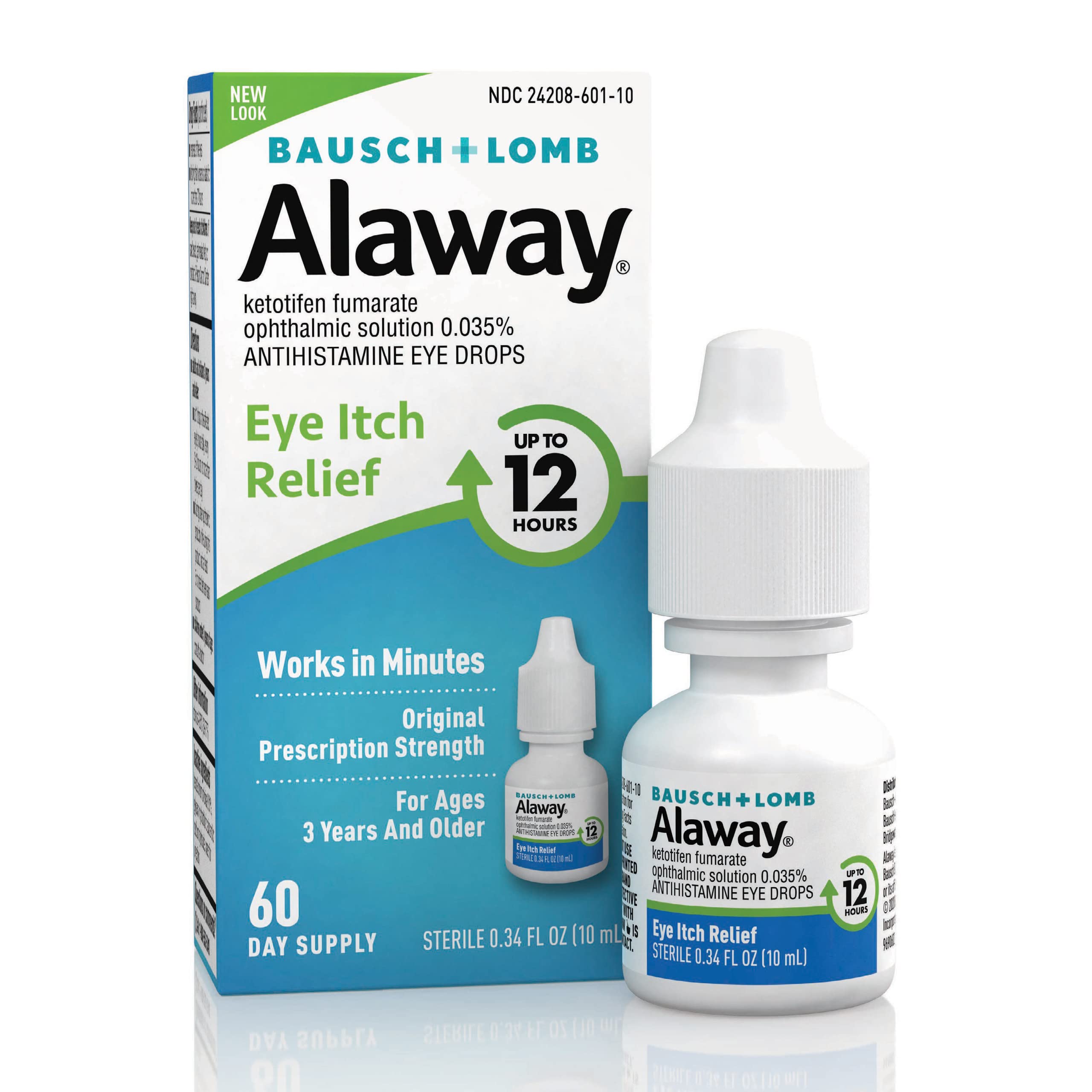 Alaway Antihistamine Eye Drops, Allergy Relief from Itchy Eyes, Works in Minutes, Provides Relief for up to 12 Hours, Clinically