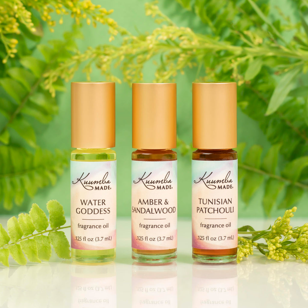 Kuumba Made Water Goddess Fragrance Oil Roll-On 0.125 fl oz (3.7ml) | Rollerball Perfume | Alcohol Free