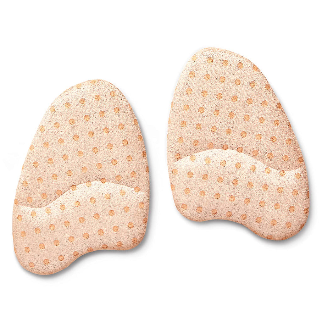 FLEXZENSE Anti-Sliding Pads Open Toe | Maximum Cushioning and Reduce Foot Slip | 1 Pair (Champagne Gold)