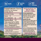 WishGarden Herbs Kick-Ass Allergy - Plant-Based Non-Drowsy Herbal Allergy Supplement with Nettle Leaf, Echinacea, & Yerba Santa,