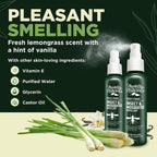 Deet-Free Insect & Mosquito Repellent Pack of 2 (4 oz) - Nice Smelling Insect Repellent with Lemongrass Oil Safe for Pets and Ki