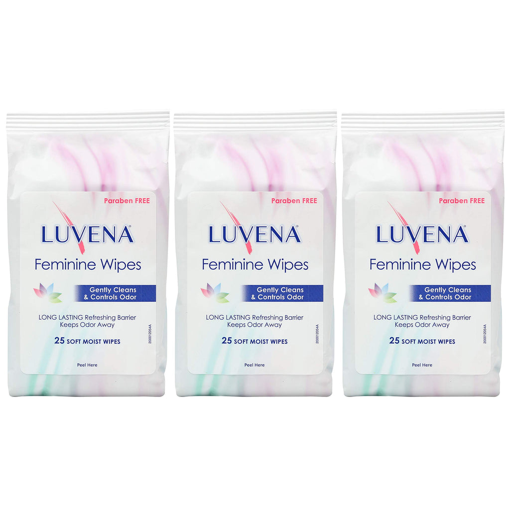 Luvena Feminine Wipes - Soft Wet Wipes for Women - Refresh & Resist Odor - Gynecologist Tested - Travel Friendly Cleansing Cloth