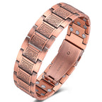 Jecanori 3X Strength Copper Magnetic Bracelet for Men,Pure Copper Bracelet Included Sizing Tool, Ideal Gift