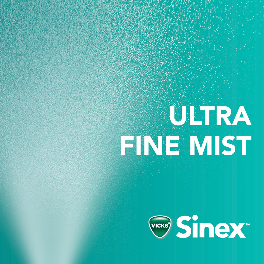 Vicks Sinex SEVERE Allergy & Sinus Nasal Spray, Original Ultra Fine Mist, Decongestant Medicine, Relief from Nasal Congestion du