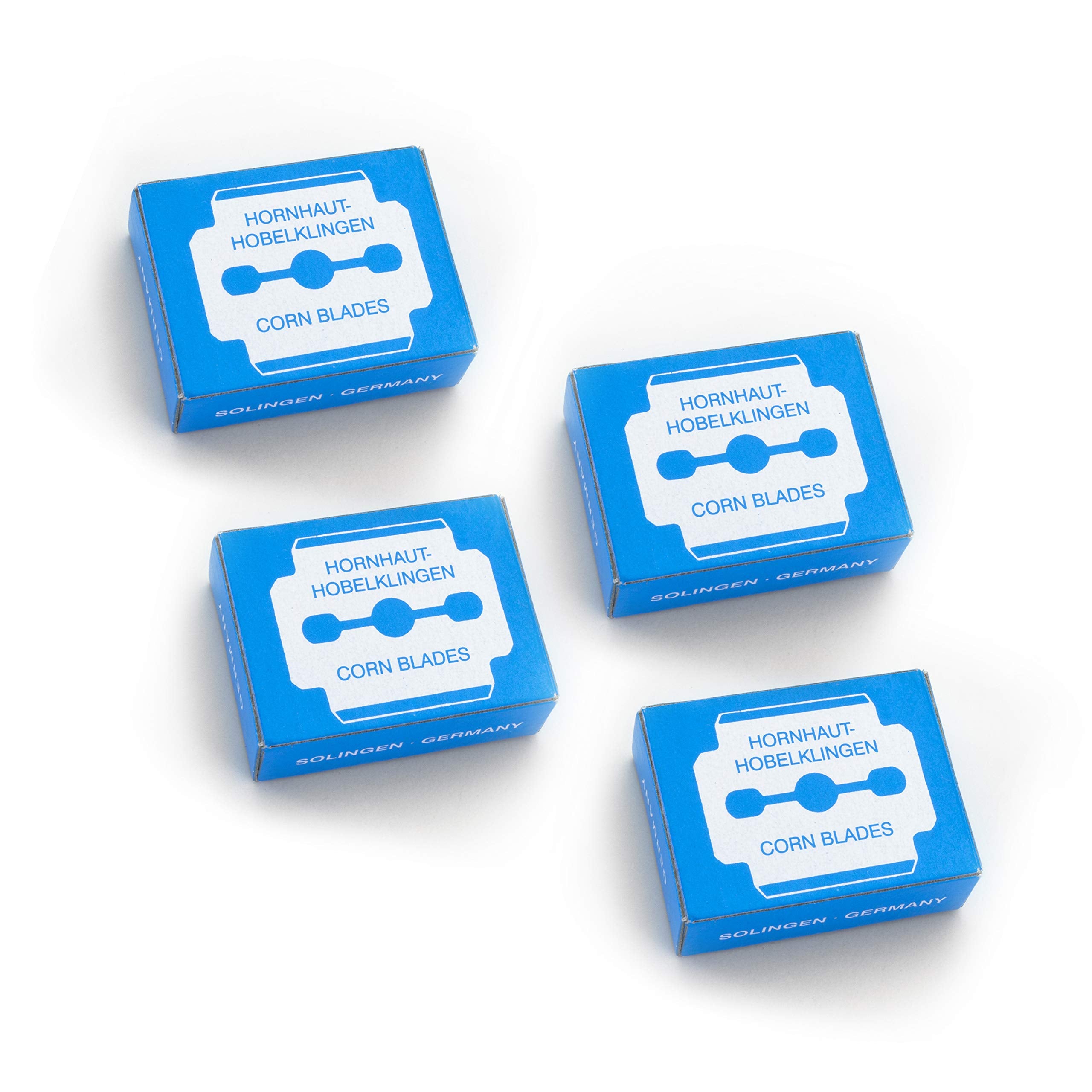 REFINE - Germany - Corn Plane Blades, Double-Edge Razor Blades, Replacement for Pedicure Corn Planes and Callus Shavers, Stainle