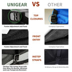 Unigear Snow Leg gaiters, Waterproof Boot gaiters for Hiking Walking climbing Hunting Skiing 1000D Fabric (Medium)