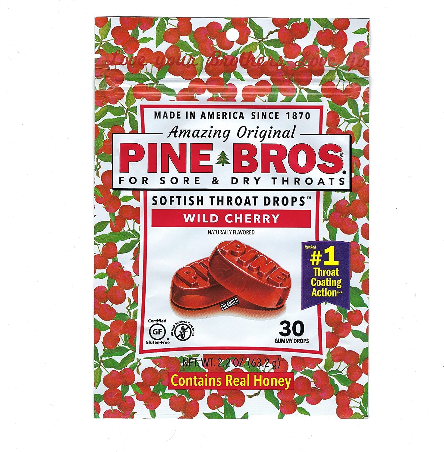 Pine Bros Throat Drops Ch Size 32ct Pine Bros Throat Drops Chrry 32ct