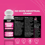 HMP BRANDS Menstrual Cramp Hemp Warming ROLL-ON 2000MG w Arnica & Menthol Made in USA Natural Formula 1.7oz