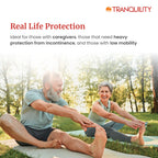 Tranquility SmartCore Adult Disposable Briefs, Adult Medium, Incontinence Control with Breathable Kufguard Technology, Fastening