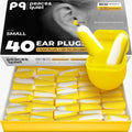Peace&Quiet PQ Small Ear Plugs for Sleeping - 40 Earplugs for Sleep, Snoring, Small Ear Canals, Noise Cancelling 32 dB, Sound Bl