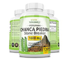 NaturalisimoLife Chanca Piedra 1600 mg - 120 Tablets Kidney Stone Crusher Gallbladder Support Peruvian Chanca Piedra Made in The