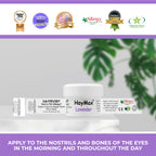 HayMax Organic Allergen Barrier Balm, Lavender 0.17 fl oz (5ml), Natural, Non-Drowsy, Gentle on Skin