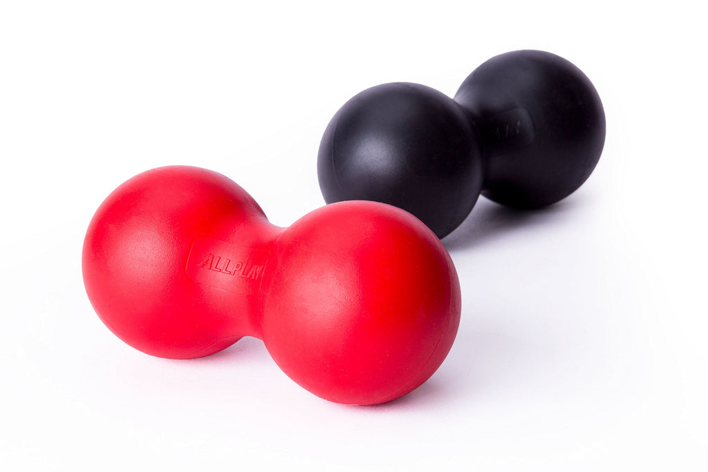 Peanut Massage Ball Roller, Double Lacrosse Ball, Acupoint Myofascial Release Muscle Knot Relaxer Mobility Trigger Point for Phy