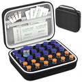 Teenyyou 30 Slots Fit 10ml/3ml Insulin Peptide Fridge Carrying Case Vial Holder Storage Bag Protector, Fits Standard Vials, Insu