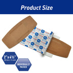 MED PRIDE Sterile Hypoallergenic Fabric Adhesive Bandages, Latex Free, Individually Wrapped, Flexible and Breathable (2    x 4.5
