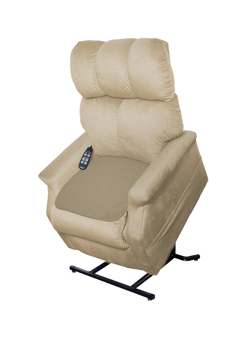 Essential Medical Supply Quik-Sorb Furniture Reusable Protector Pad, Tan